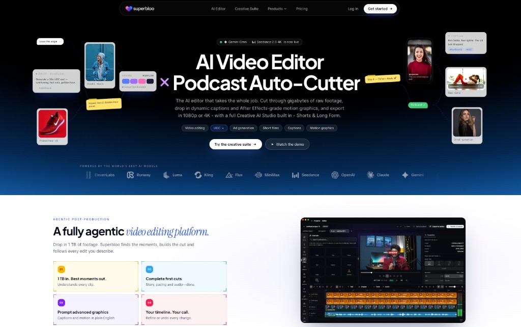 Placeholder Superbloo product interface